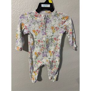 ❤️Old Navy Floral Footed Sleeper 0-3M